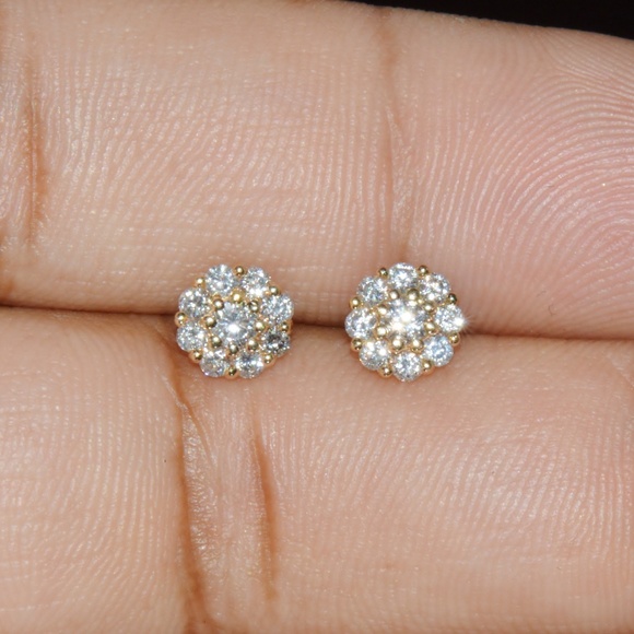 CERTIFIED NATURAL SOLID 18K GOLD 21.5CTS DIAMOND SOUTH SEA PEARL 3-IN-1 EARRINGS - Picture 6 of 14